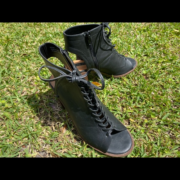 Forever 21 Lace-Up Booties - Picture 2 of 6